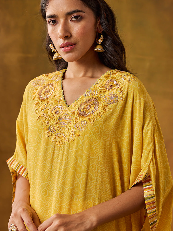 Maan Kurta Set - Yellow