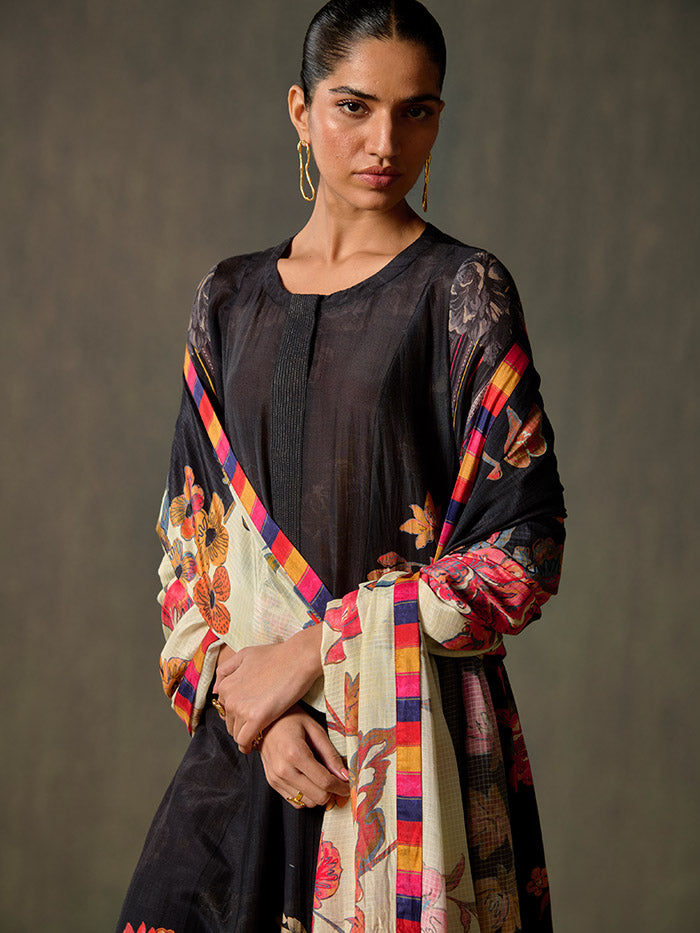 Aabha Kurta - Black