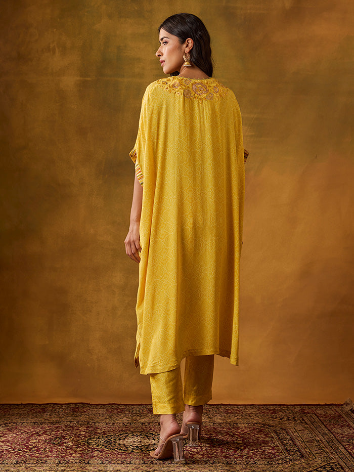 Maan Kurta Set - Yellow