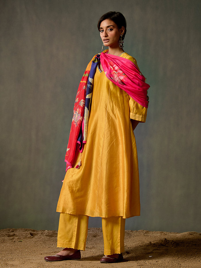 Vibha Kurta - Yellow