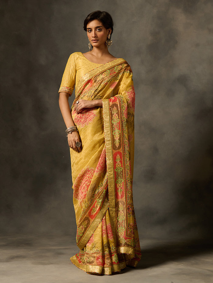 Soma Saree - Yellow