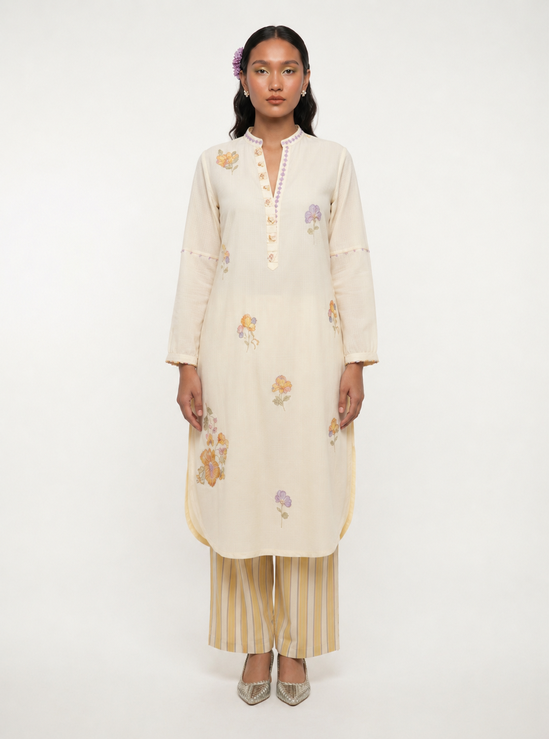Daisy co-ord set- White