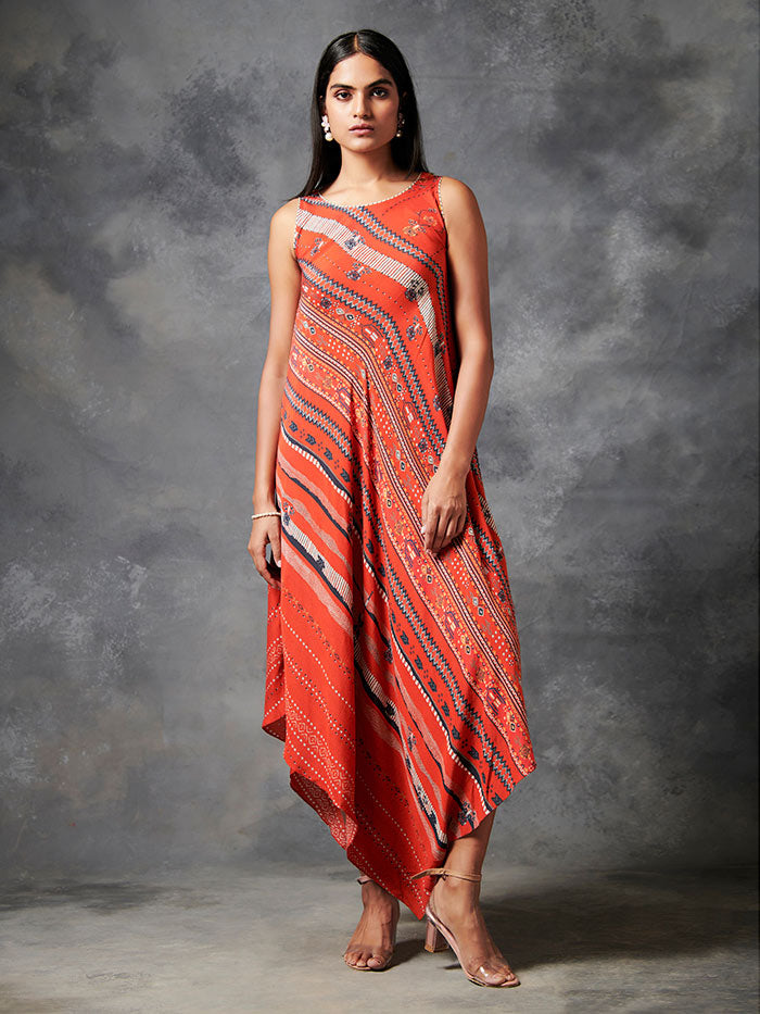 Aahi Dress - Orange