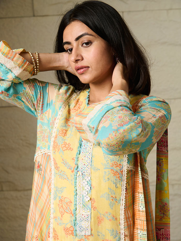 Jaan Kurta Set - Yellow