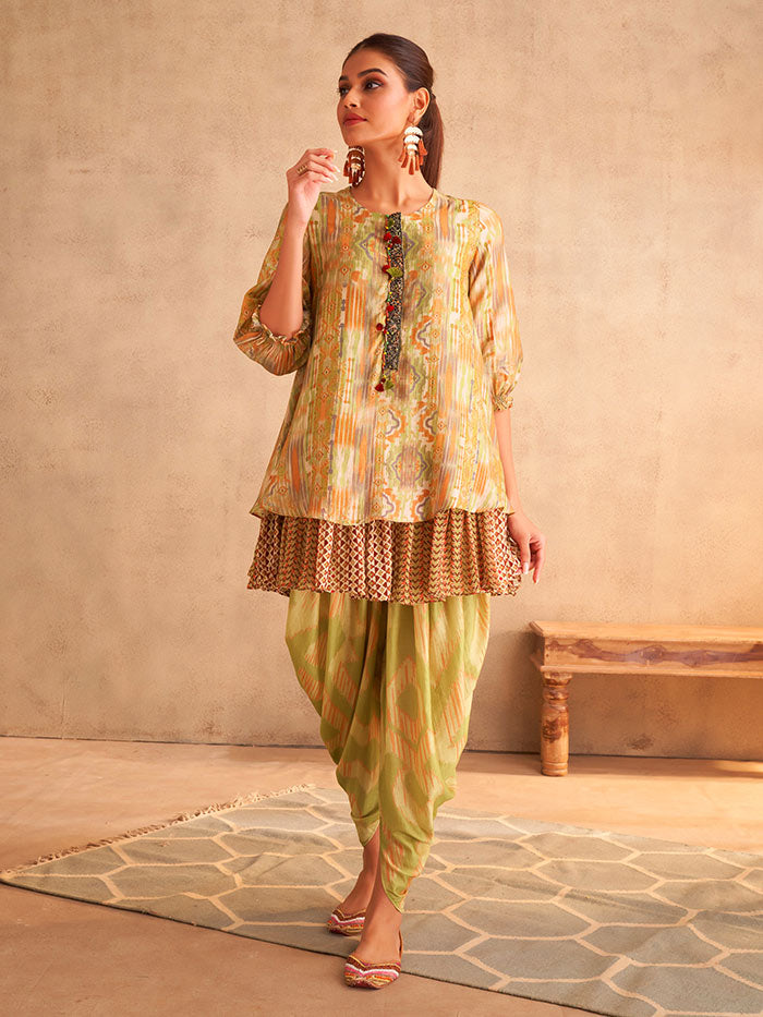 Yasmin Kurta Set - Olive