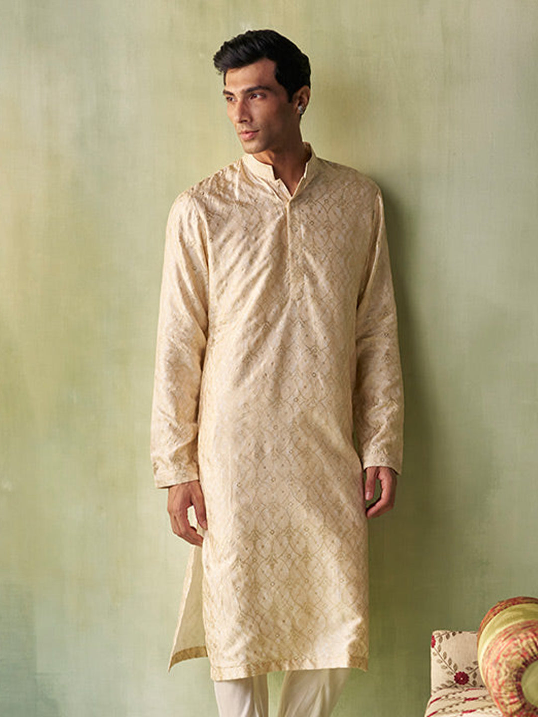Dwij Kurta - Ivory