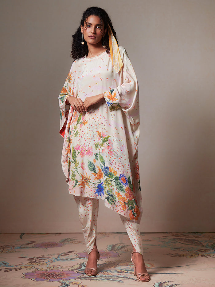 Sakura Kaftan Set - Off White