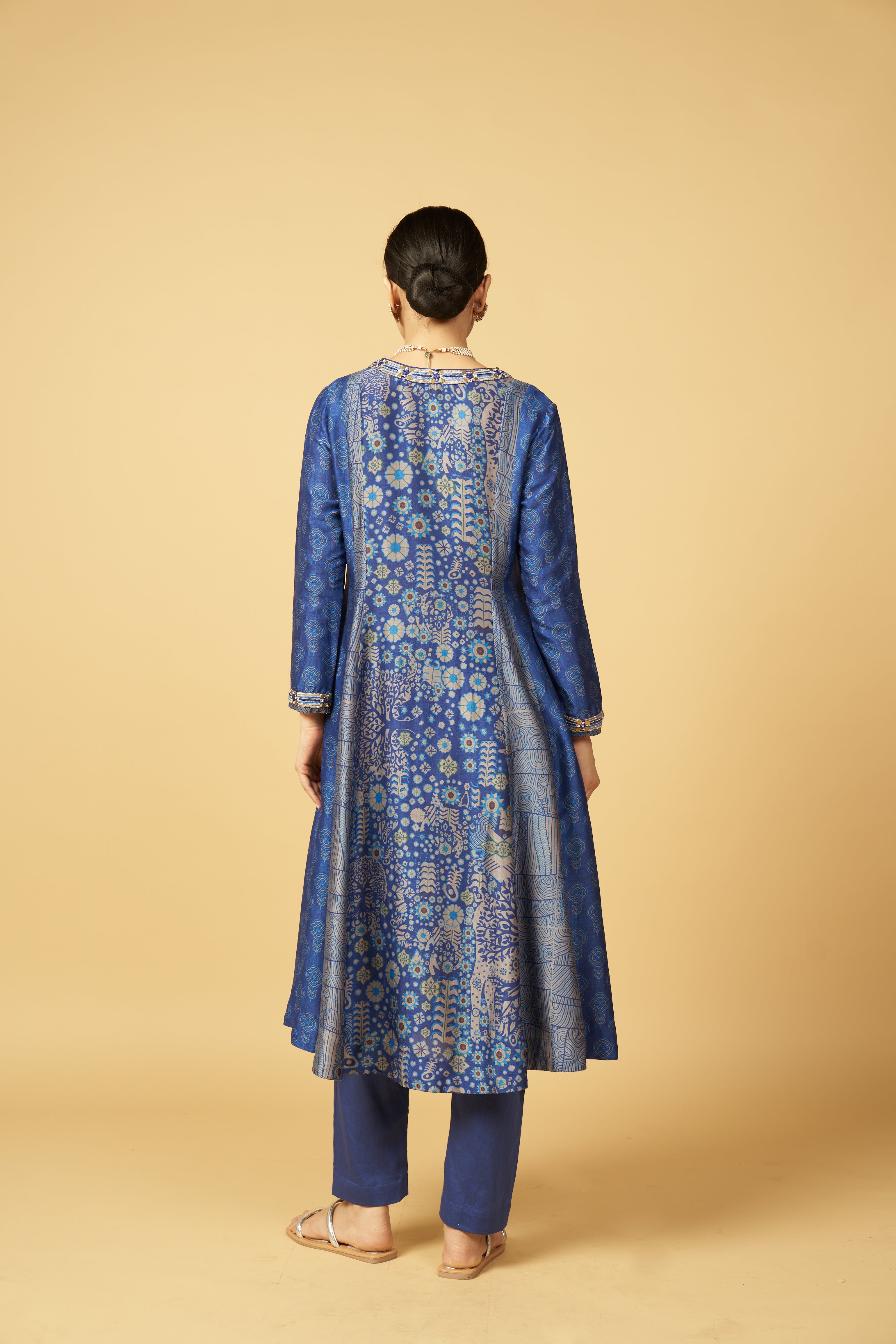 Payal Kurta Set with Dupatta - Blue