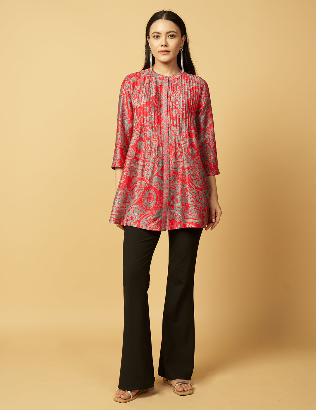Machri Kaanta Top - Pink