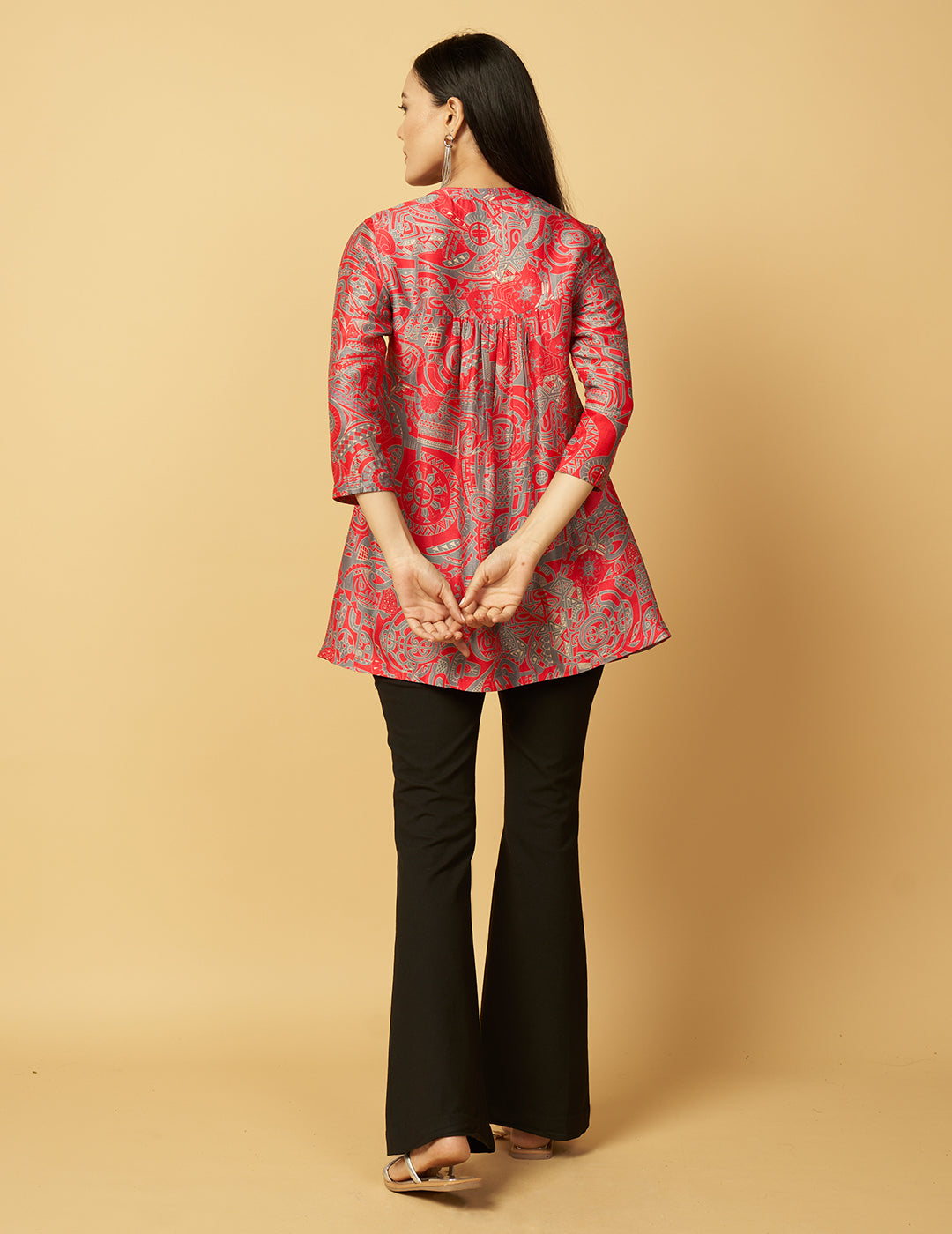 Machri Kaanta Top - Pink