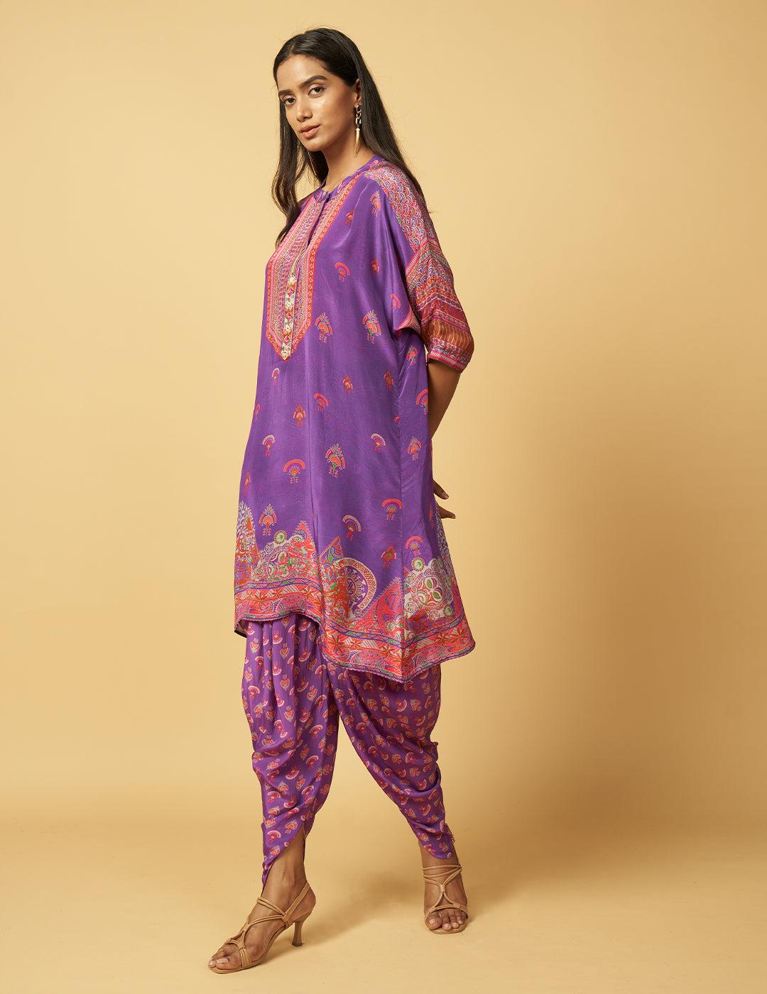 Chandrama Co-ord Set - Purple