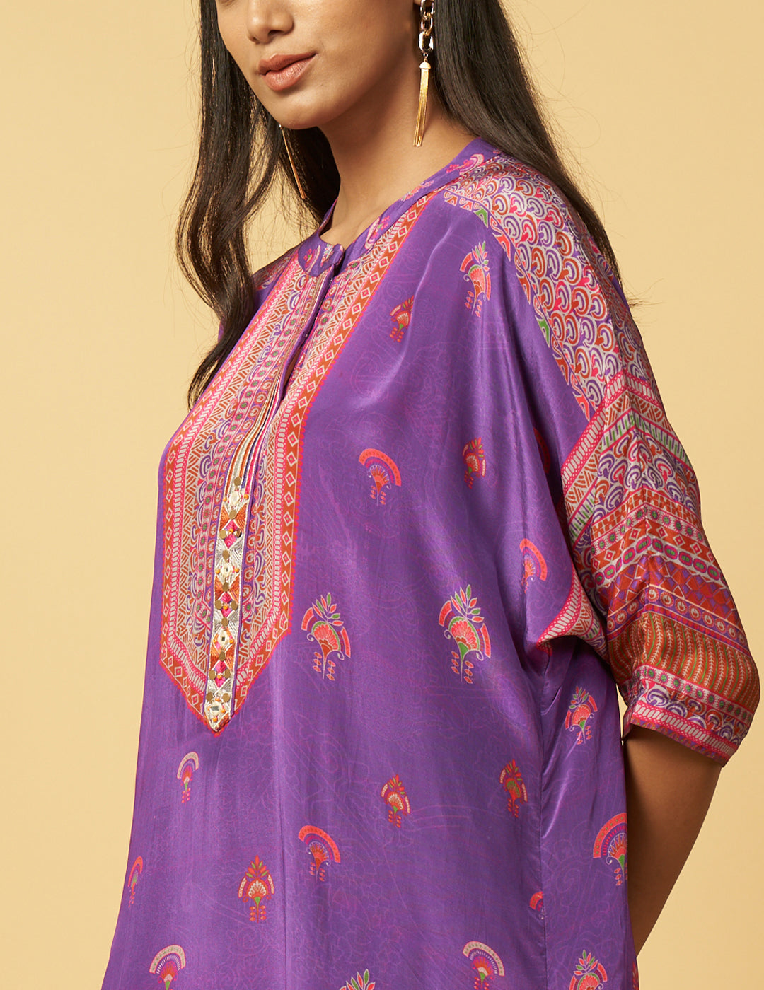 Chandrama Co-ord Set - Purple