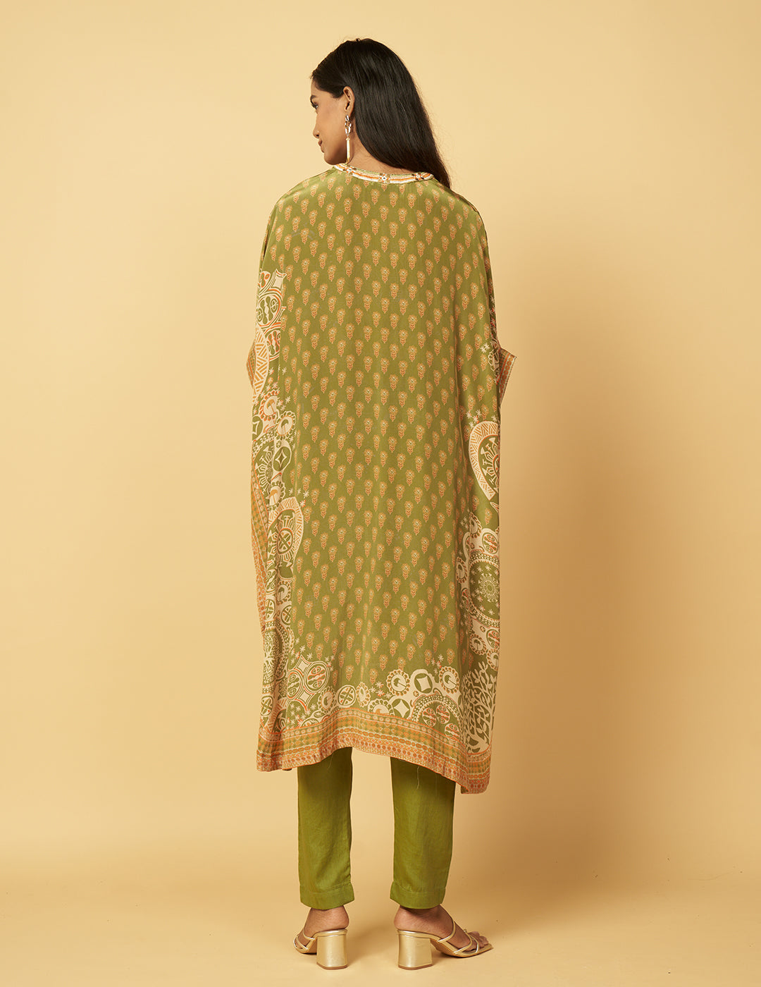 Bhainsa Sing Co-ord Set - Green