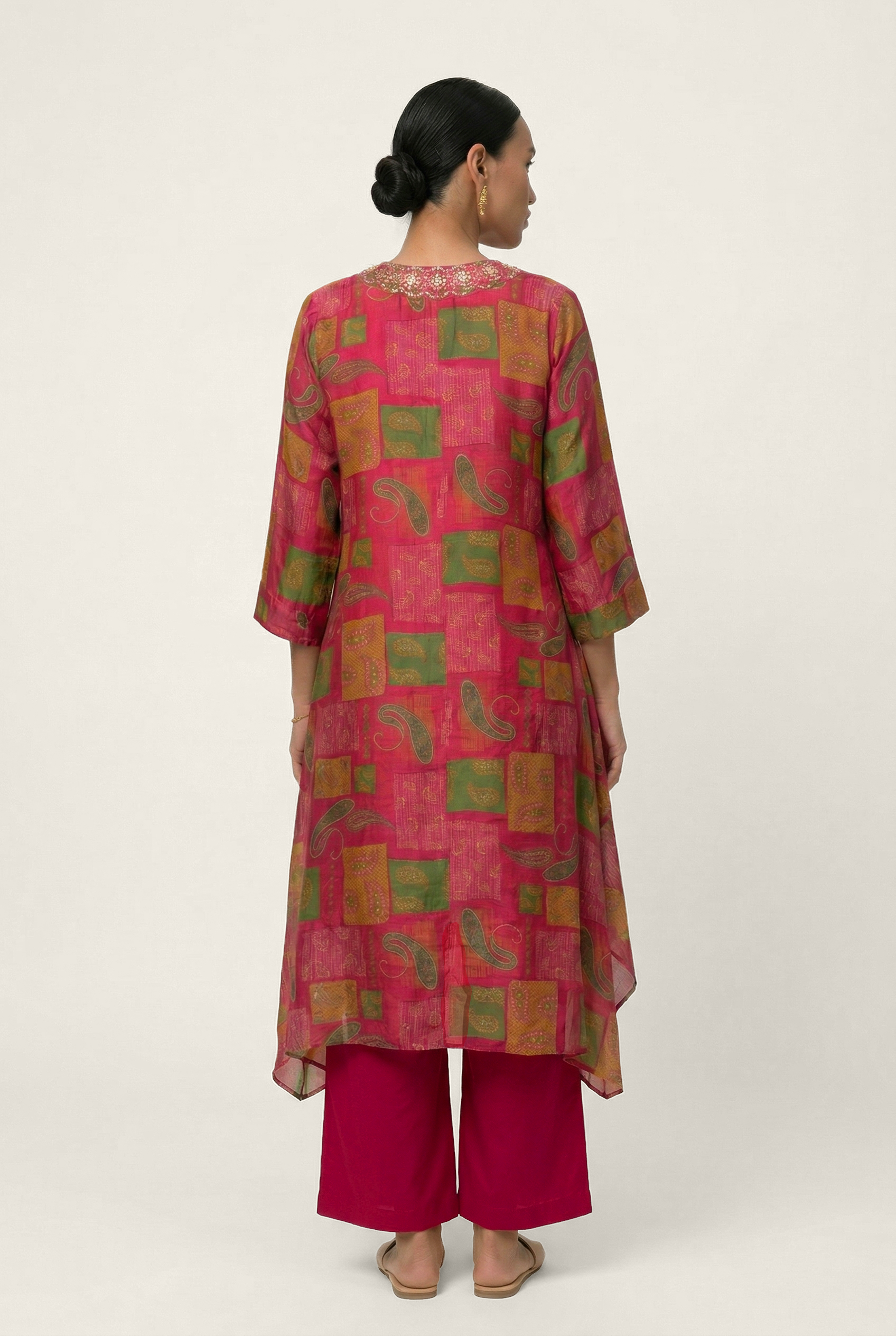 Mehrgul Kurta Set - Pink
