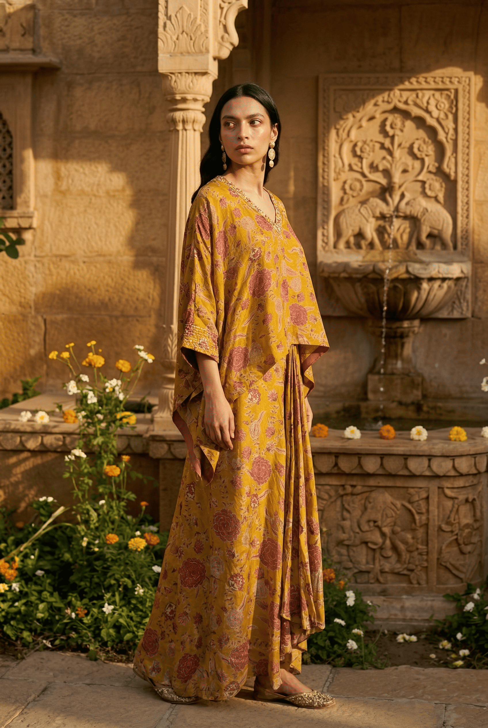 Gulbano Skirt Set - Yellow