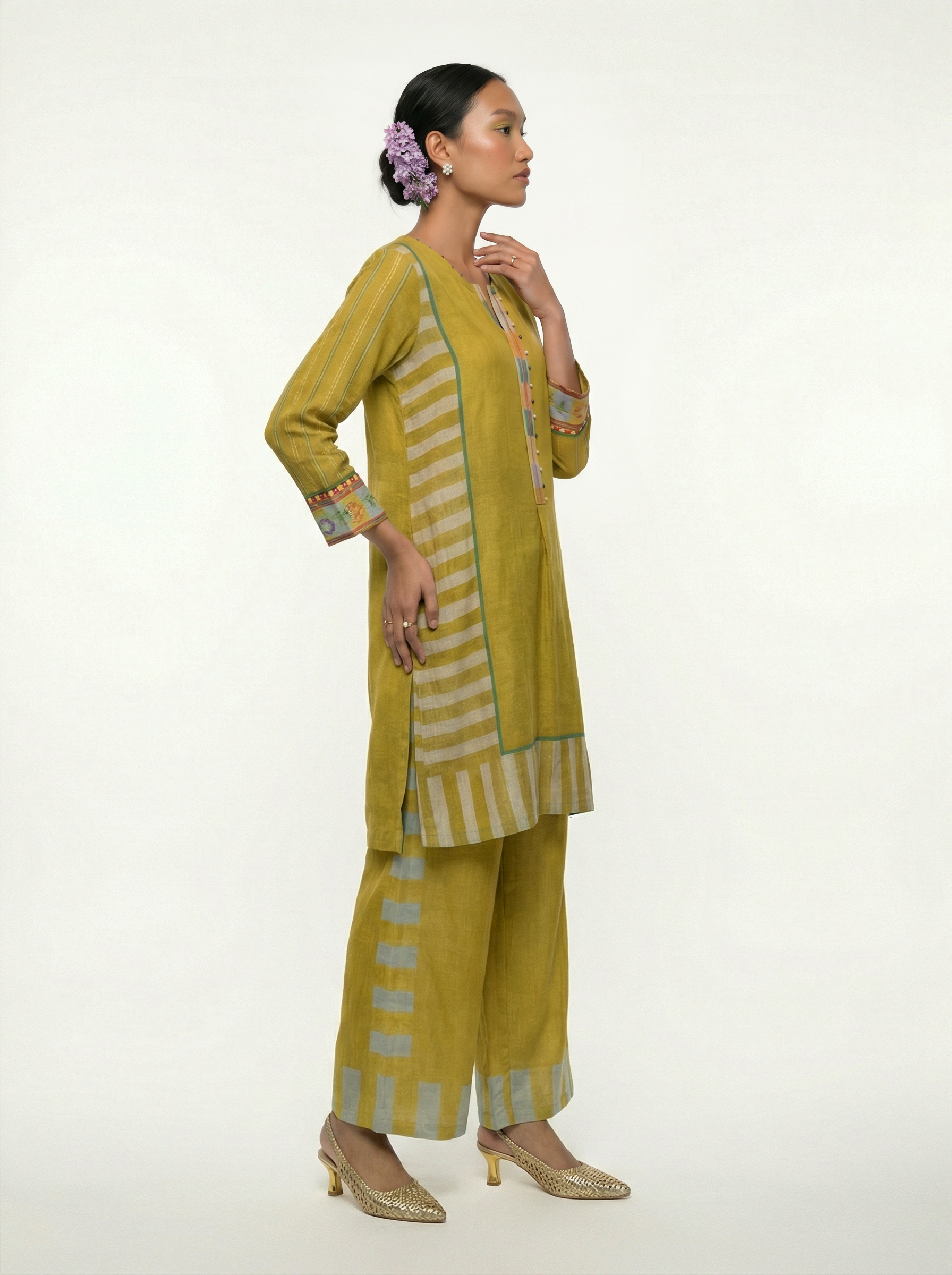 Mihira co-ord set - Mustard