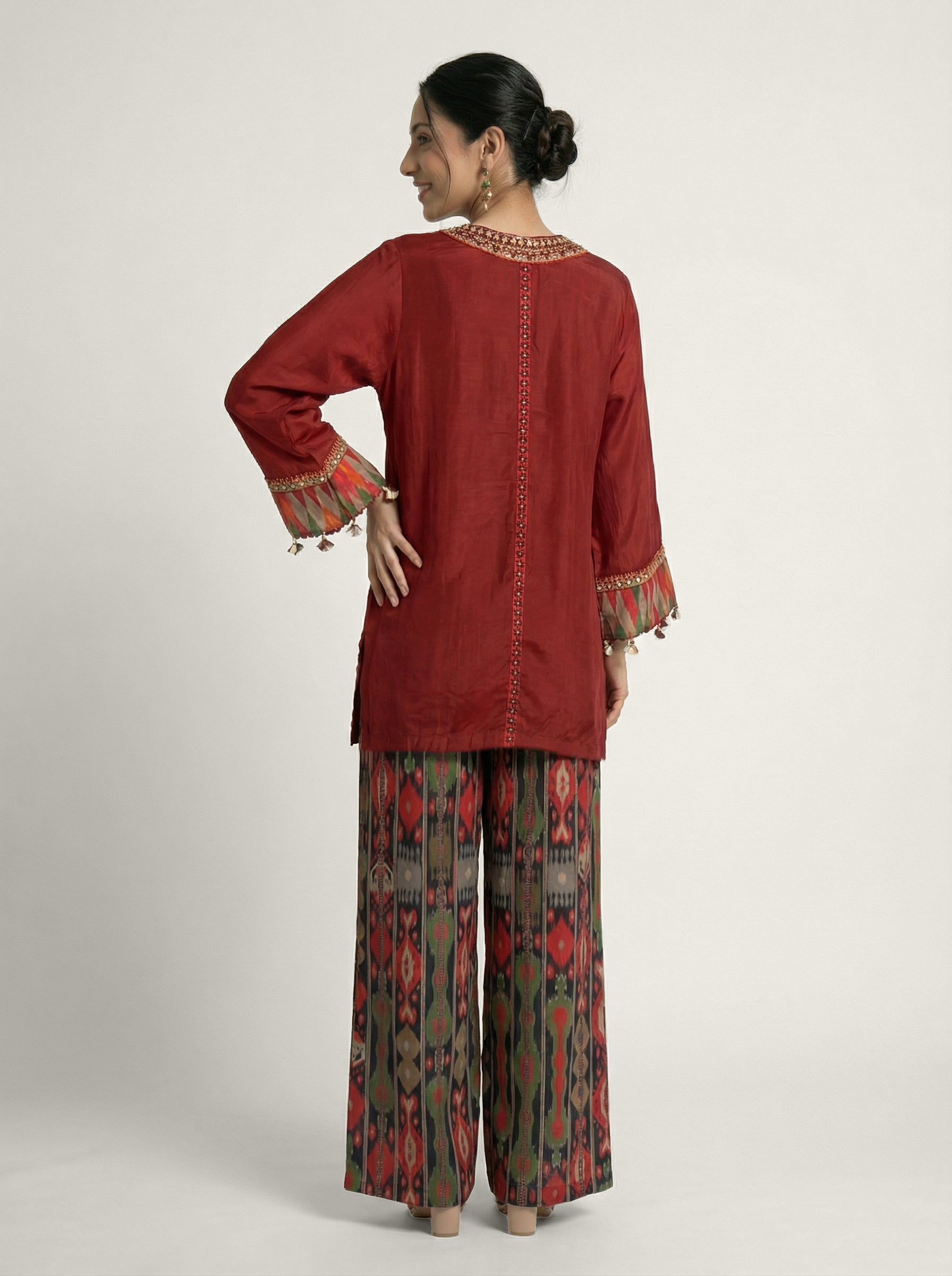 Seraya Co-ord Set - Red