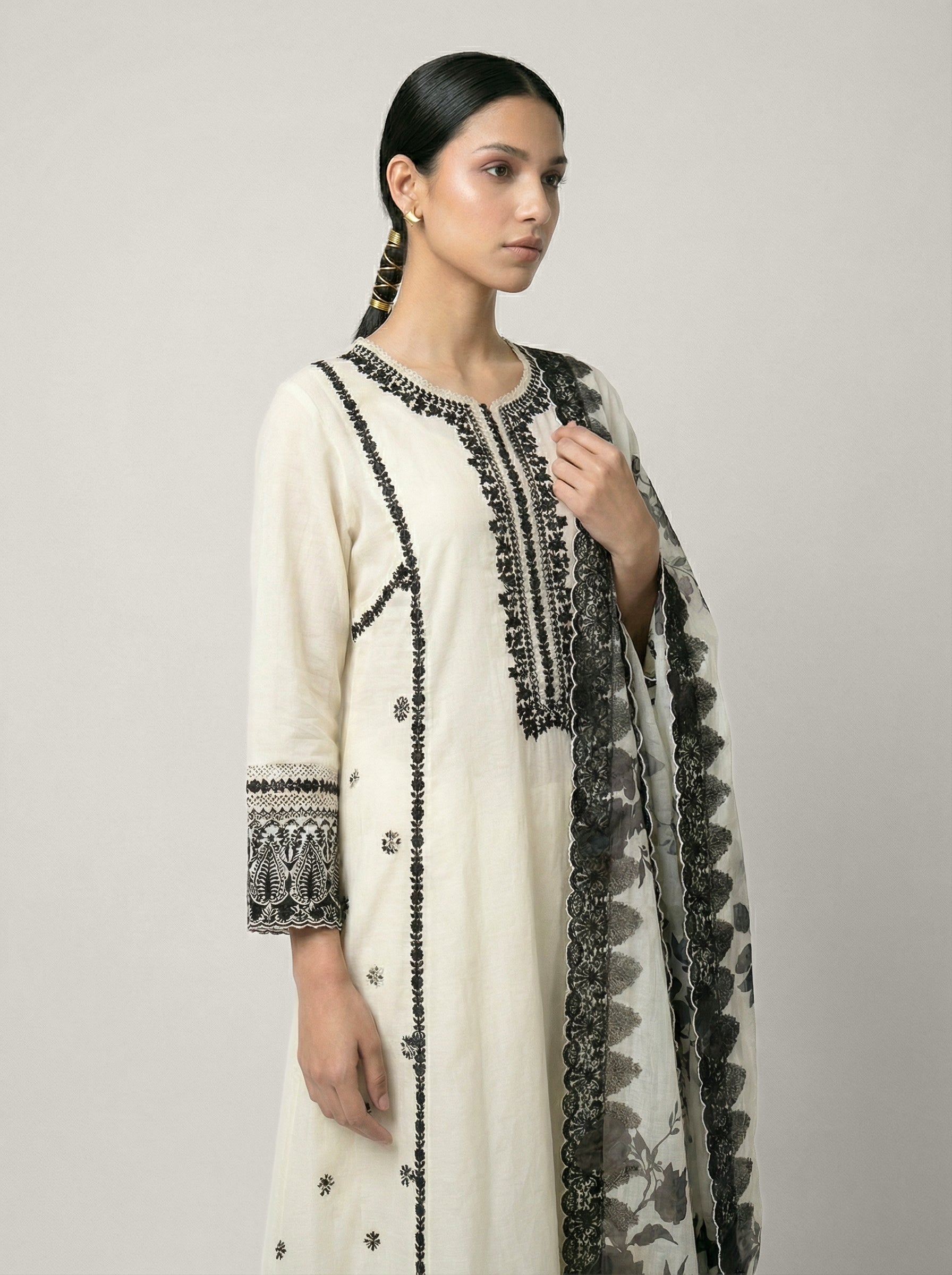 Beige Kurta Set | Shop Saundh