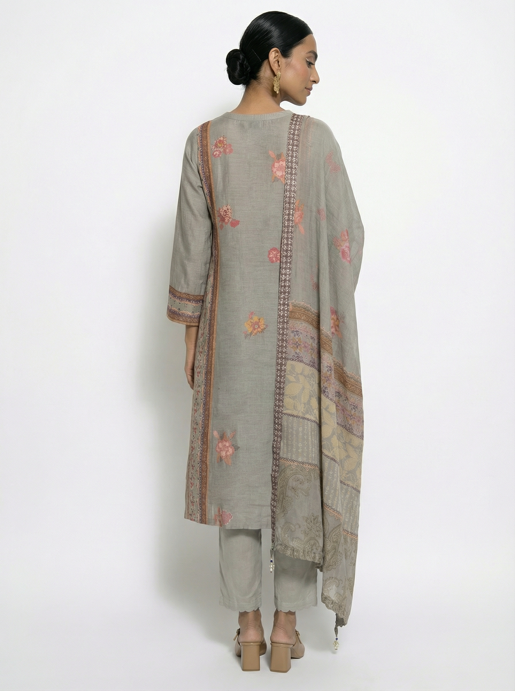 Juhi kurta set - Grey