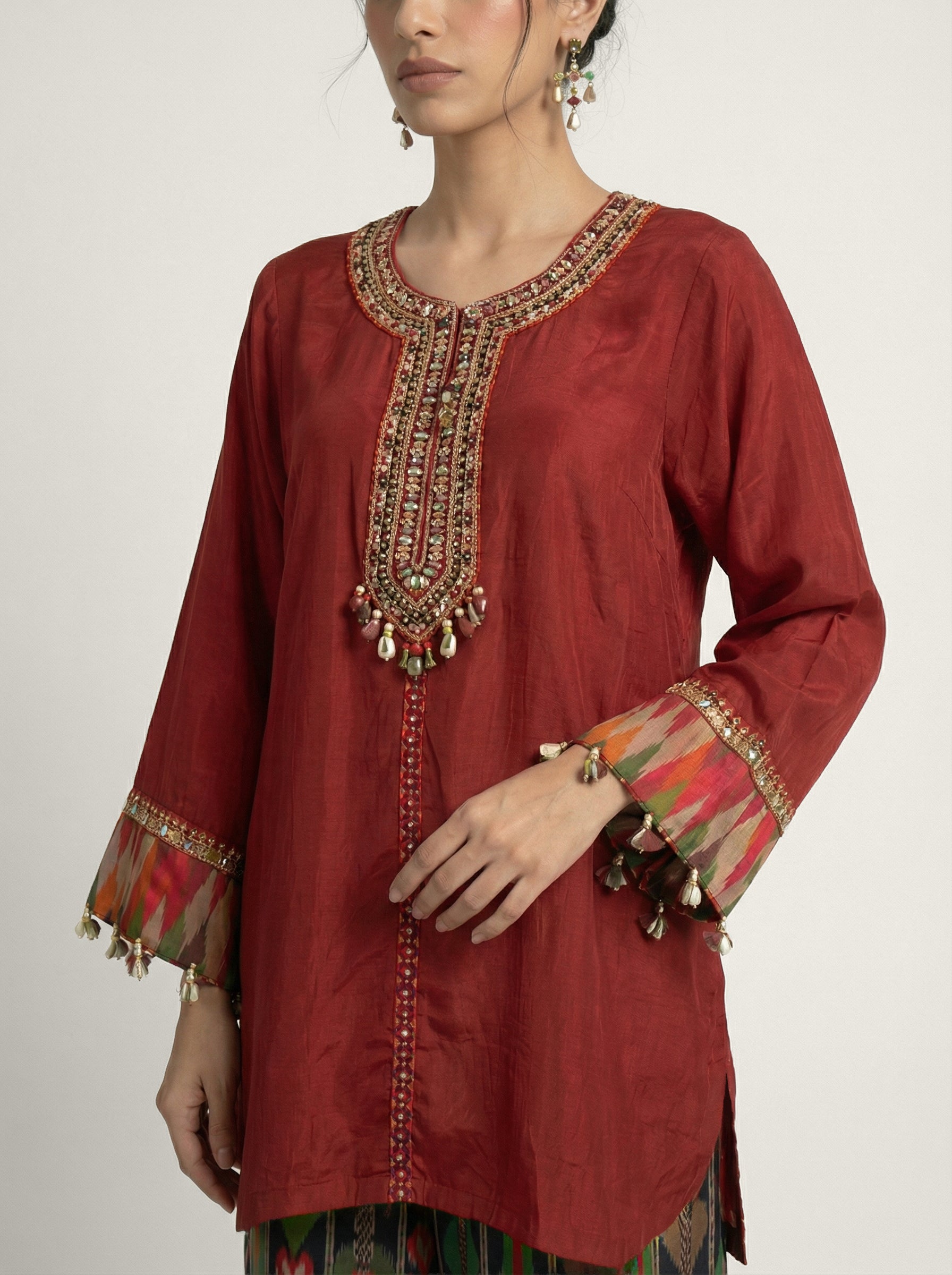 Seraya Co-ord Set - Red