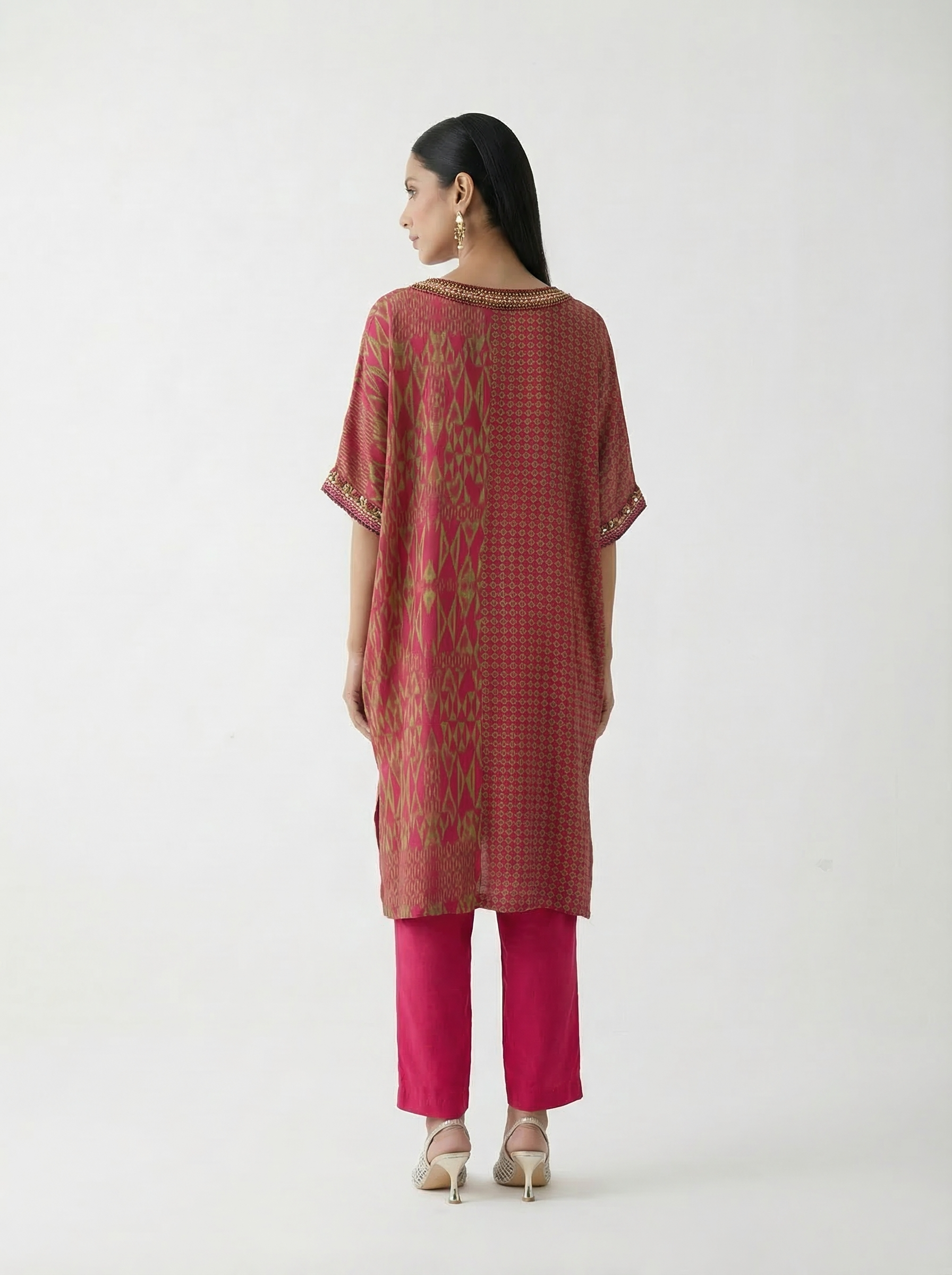 Rishaya Kurta Set - Pink