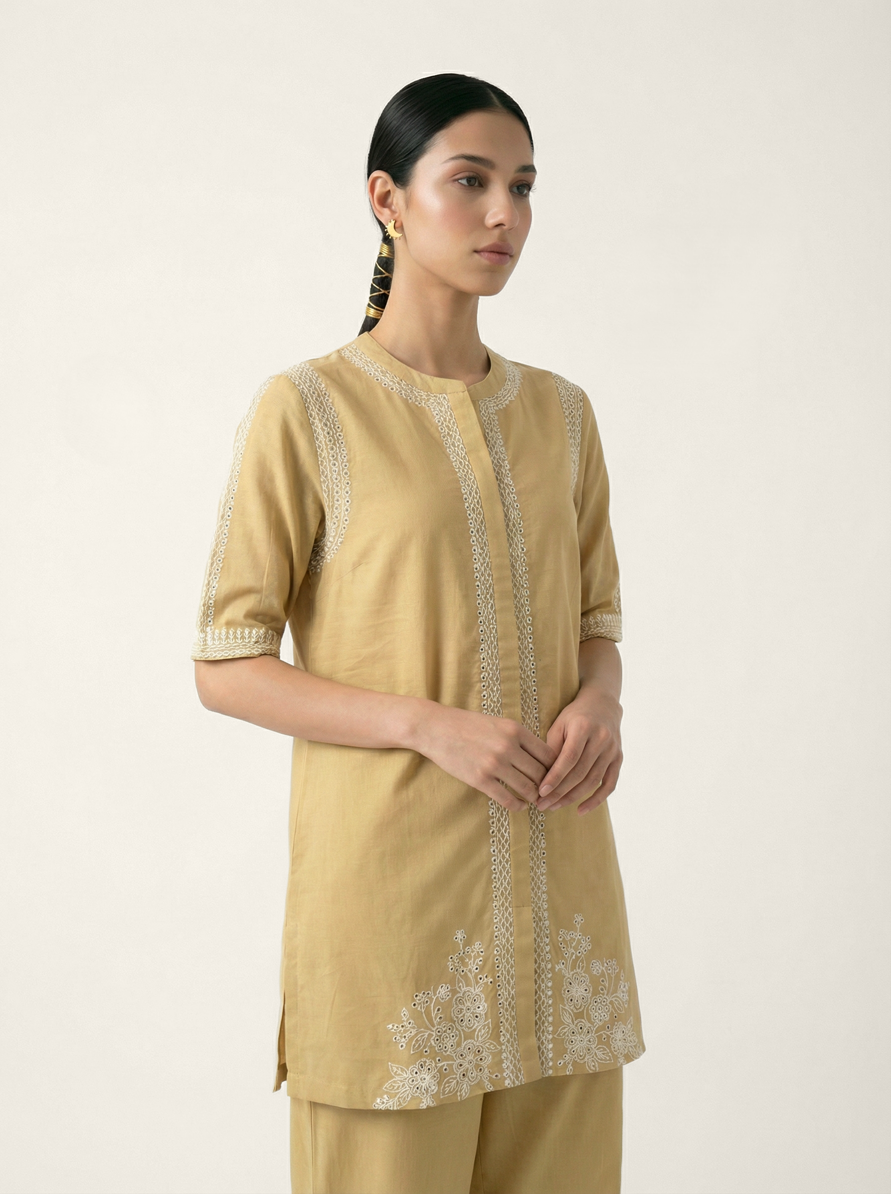 Devyasha Co-ord Set - Beige