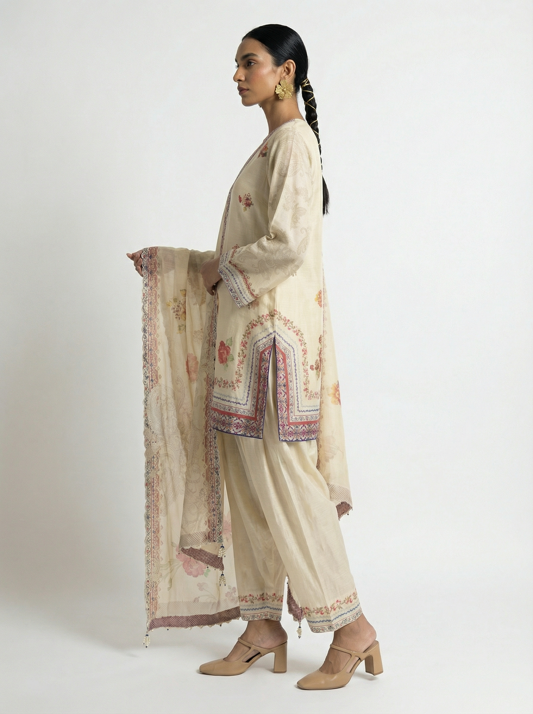 Kashni kurta set - Off White
