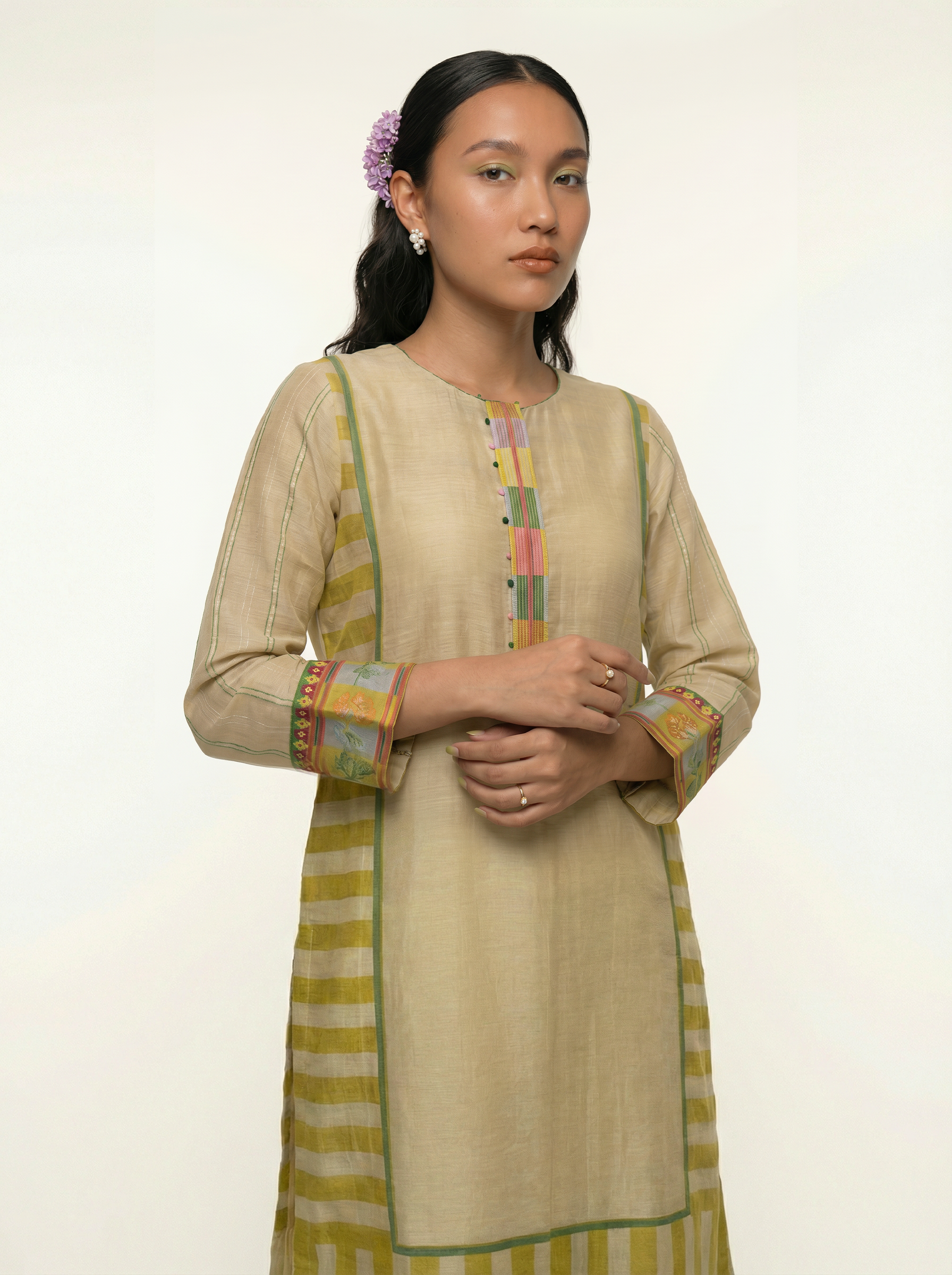 Mihira co-ord set - Beige
