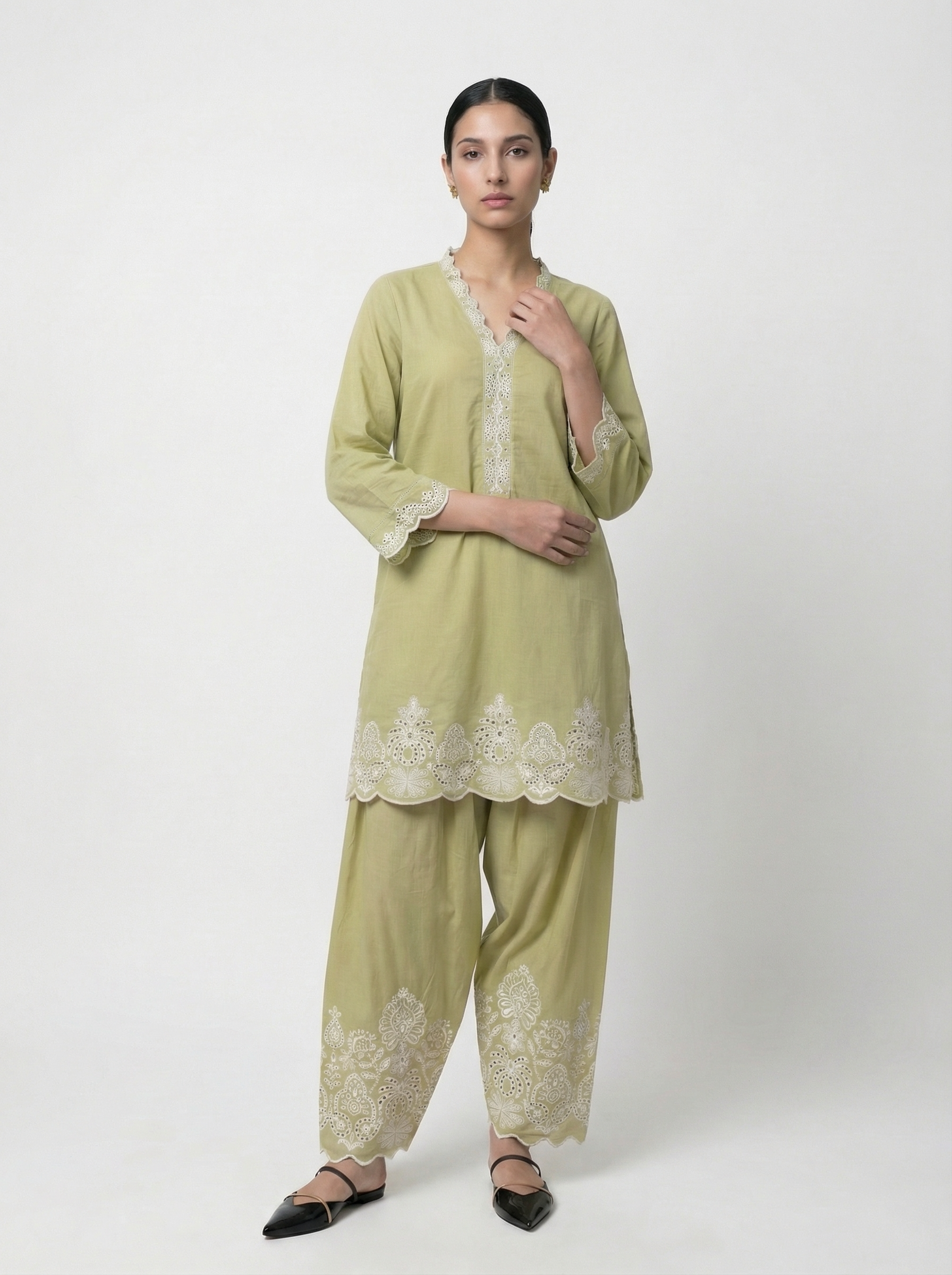 Vamika Kurta Set - Green