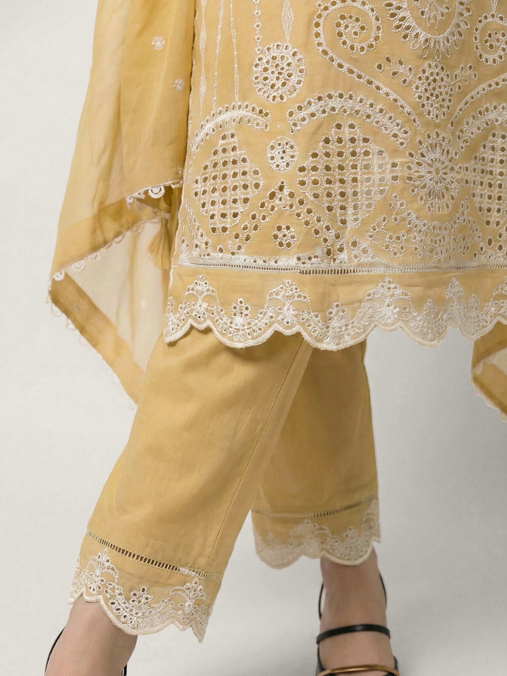 Nairiti Kurta Set - Ochre