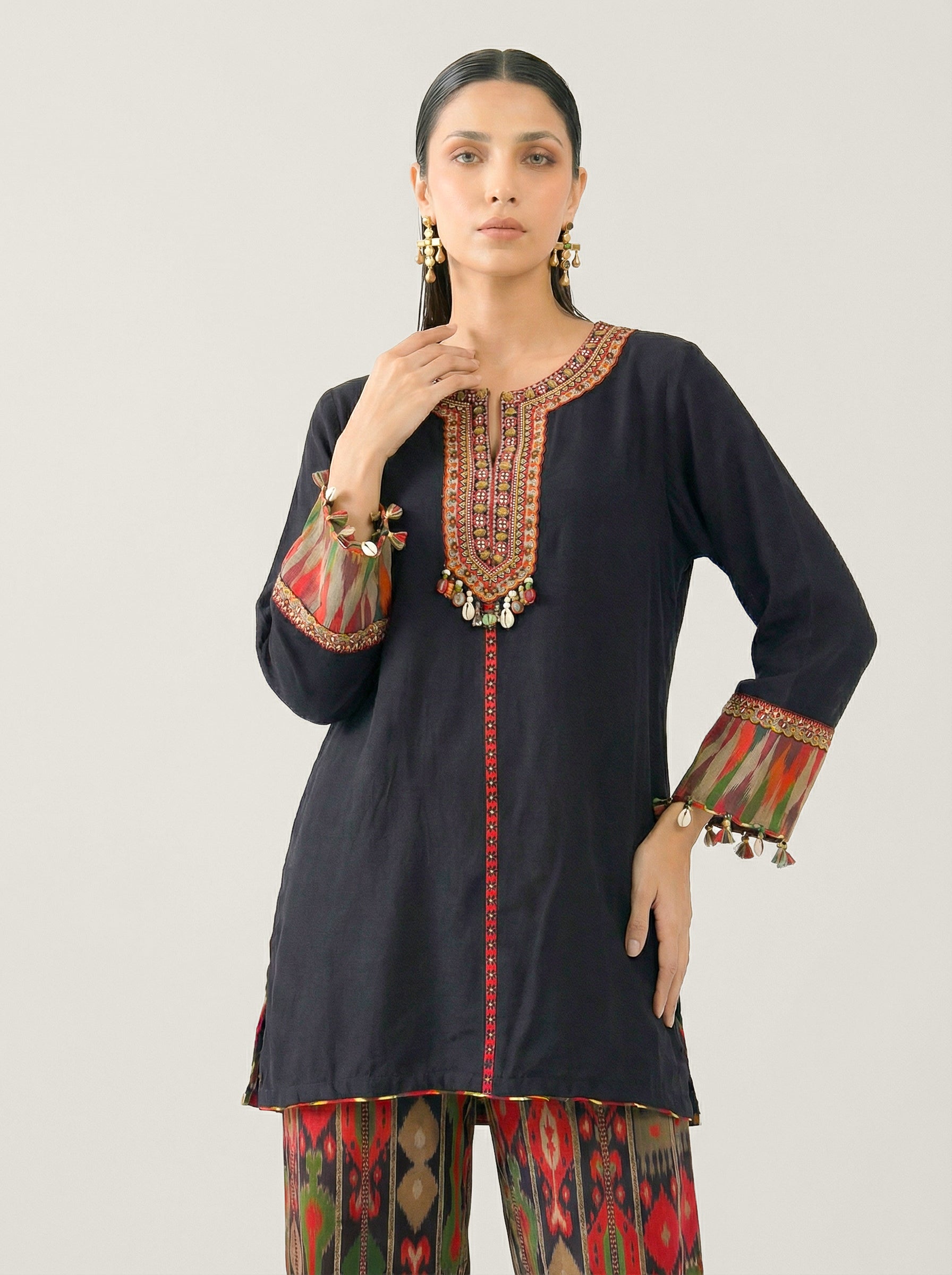 Seraya Co-ord Set - Black