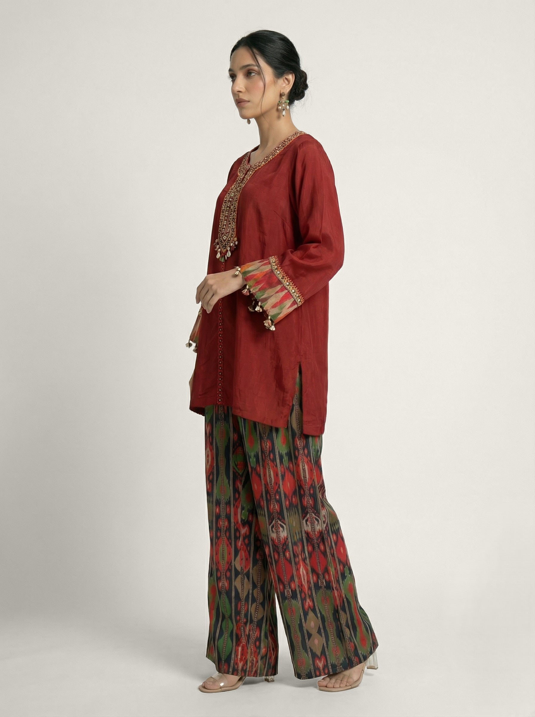 Seraya Co-ord Set - Red
