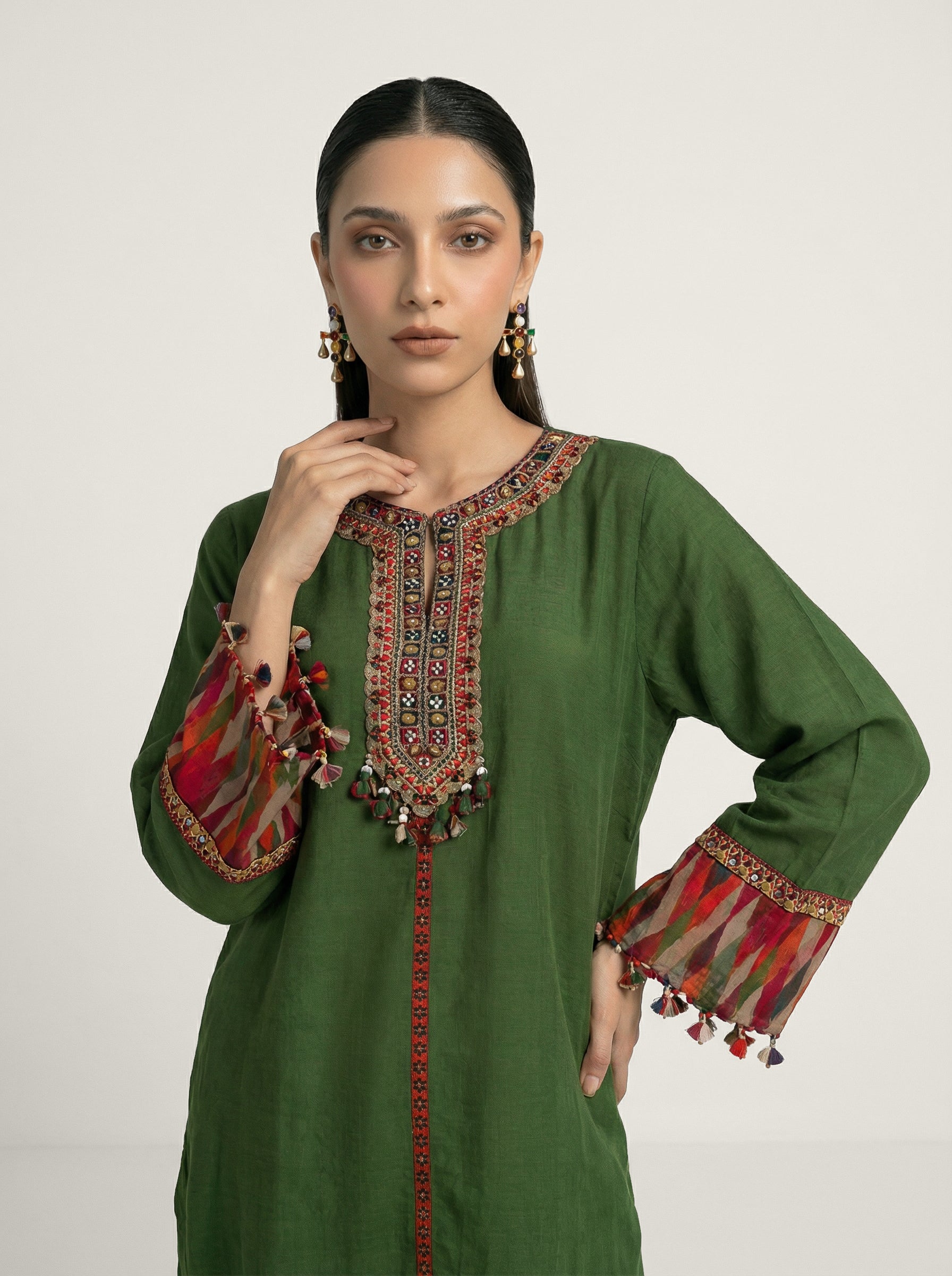 Seraya Co-ord Set - Green