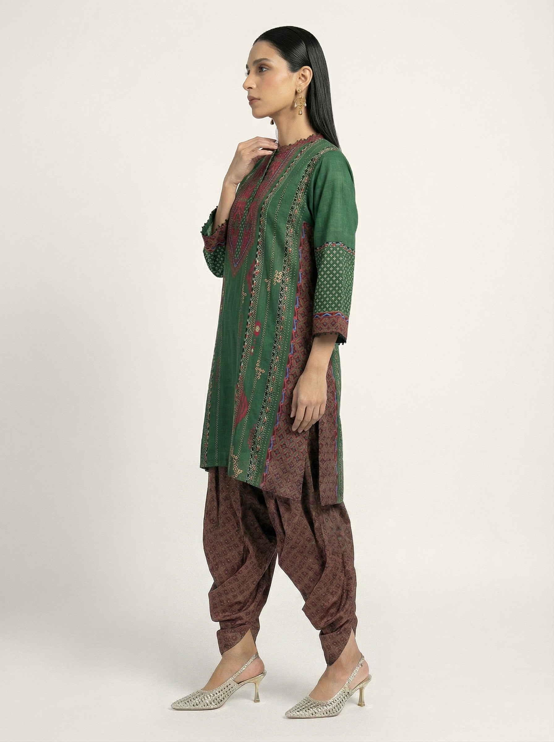 Kaelani Co-ord Set - Green