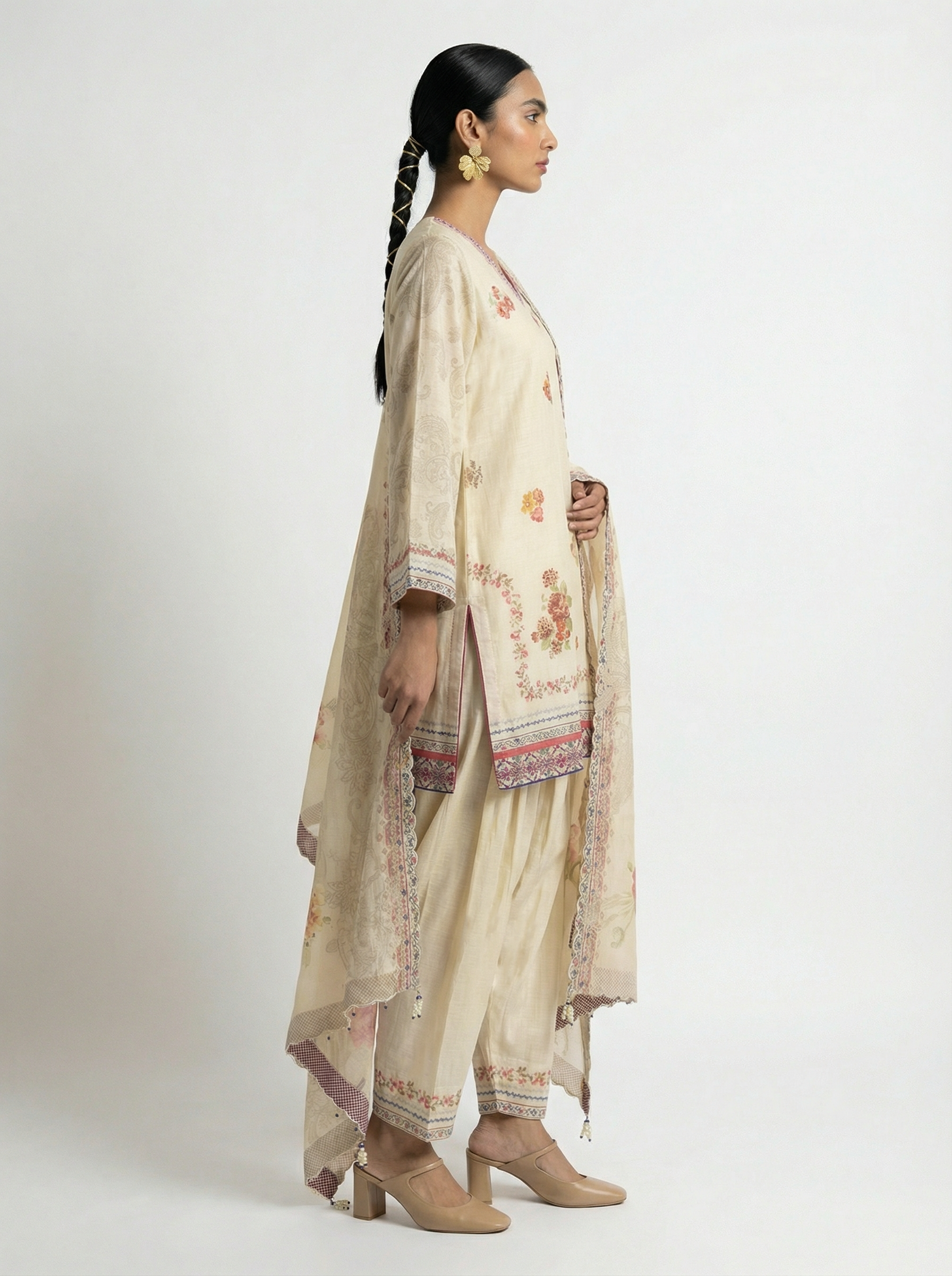 Kashni kurta set - Off White