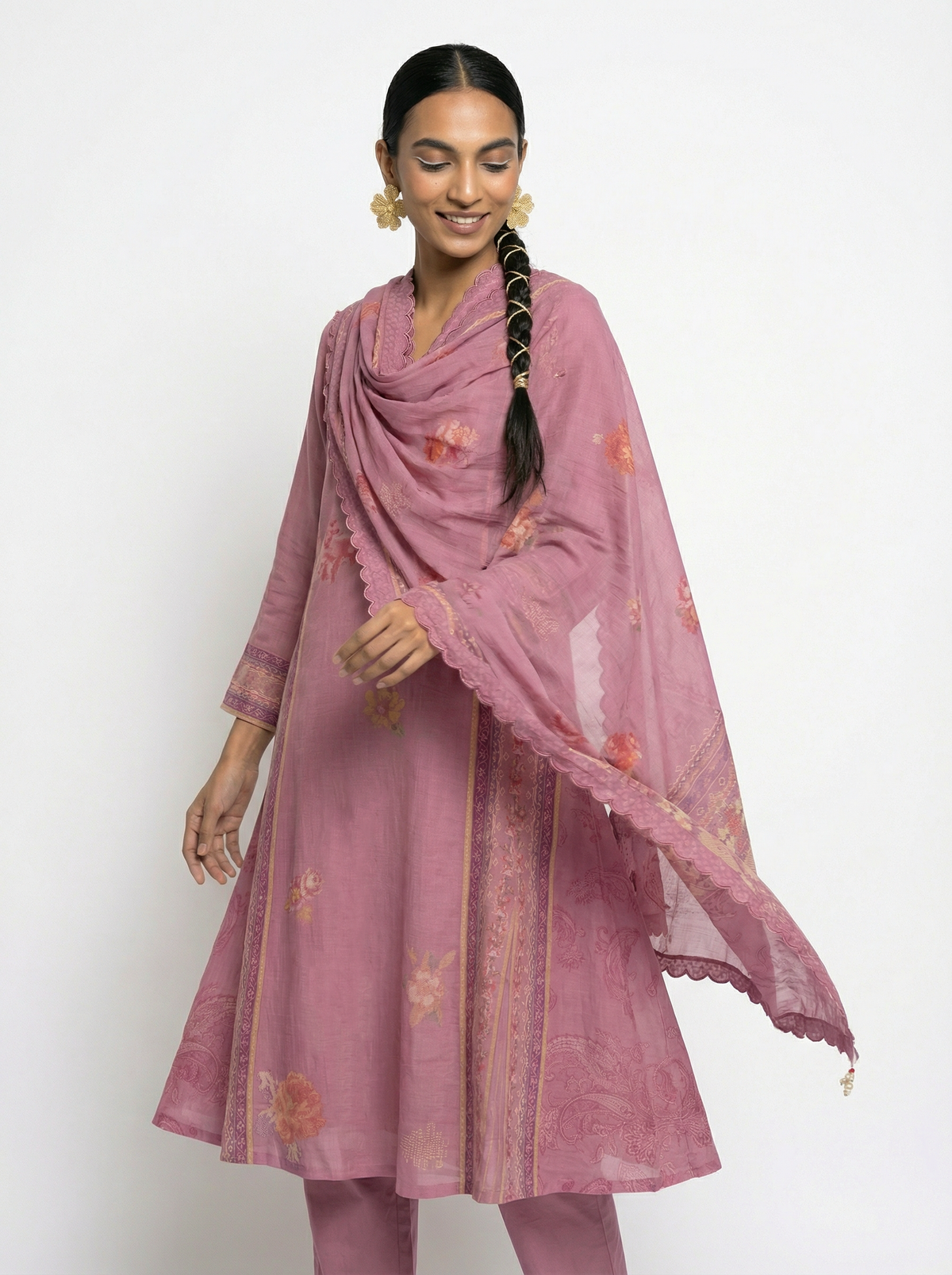 Juhi kurta set - Pink