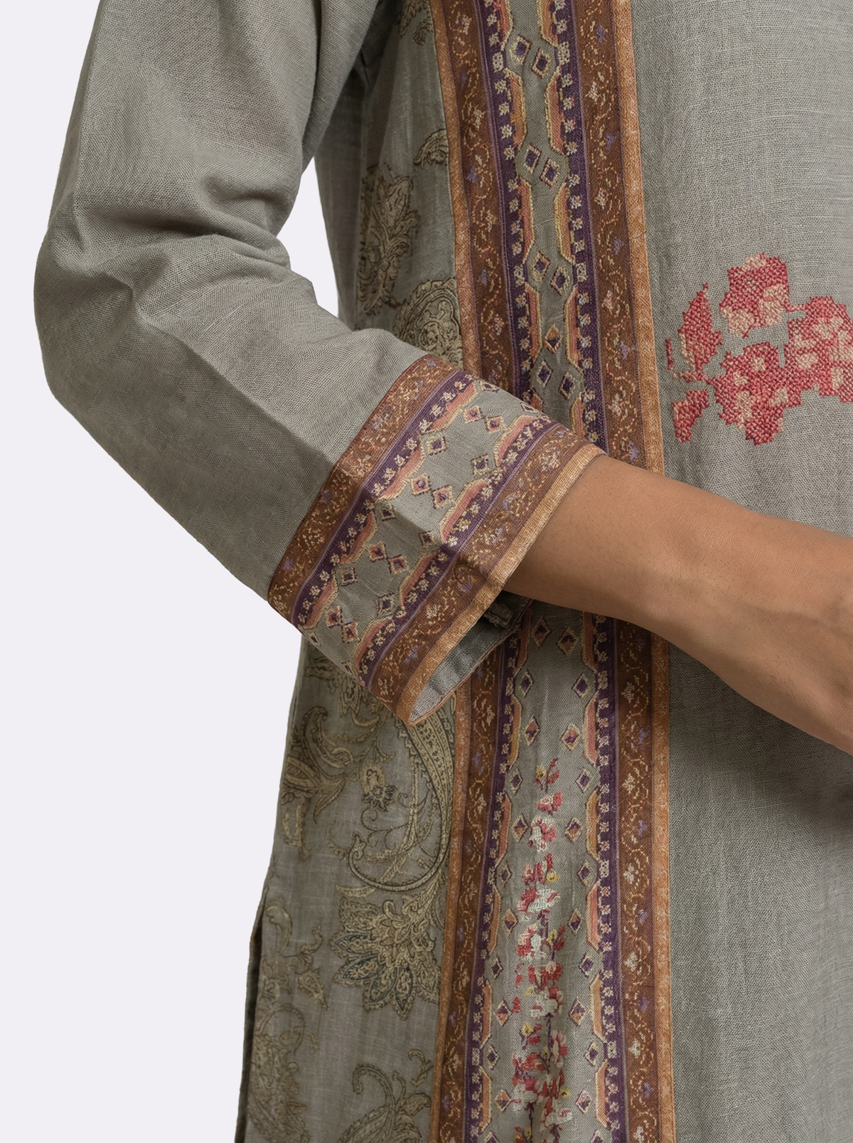 Juhi kurta set - Grey