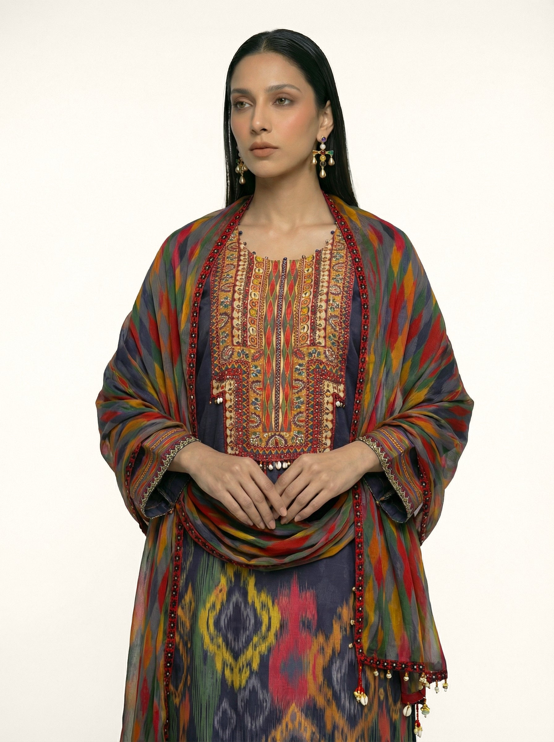 Ahaana Kurta Set - Grey