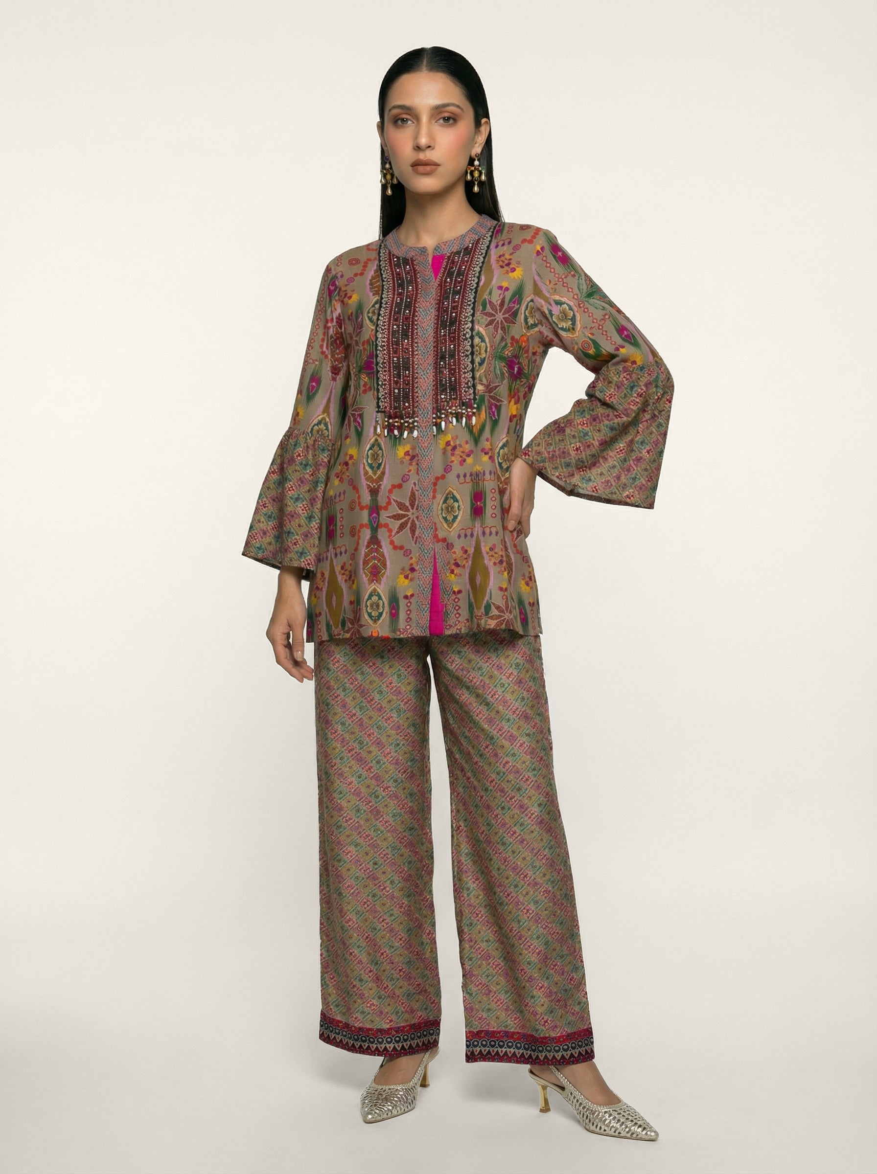 Arvaya Co-ord Set - Grey