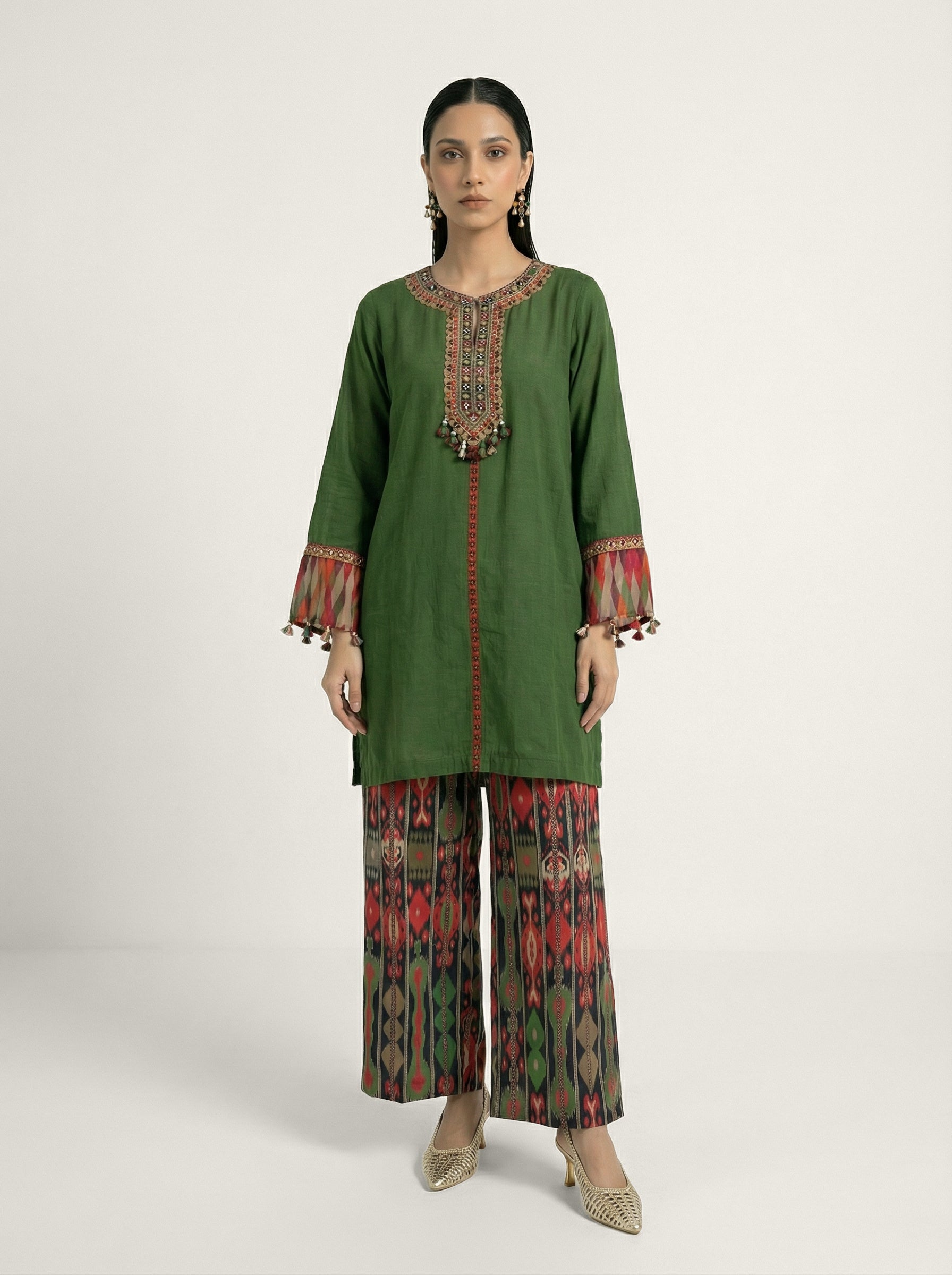 Seraya Co-ord Set - Green