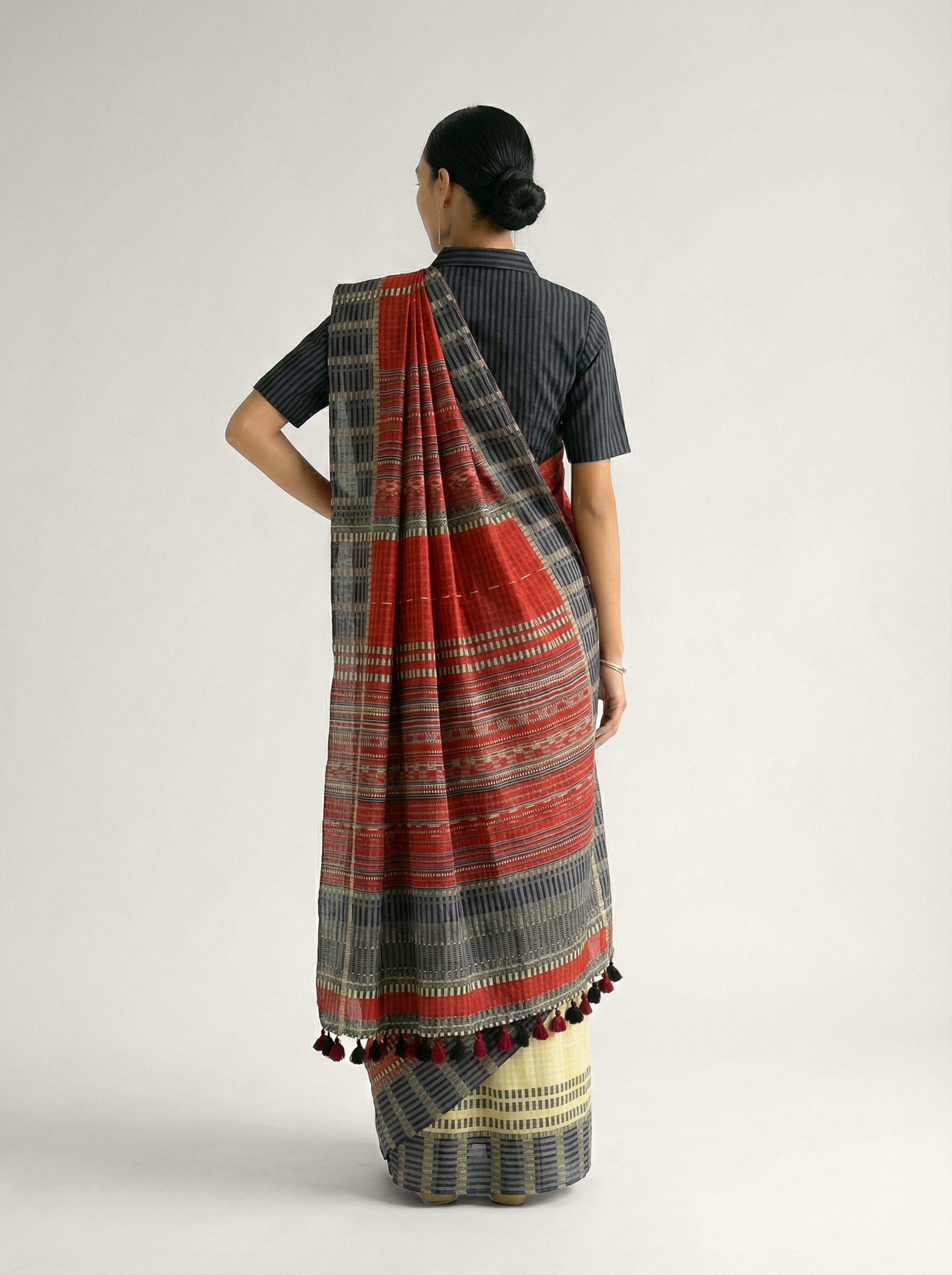 Broadway Saree - Off-White