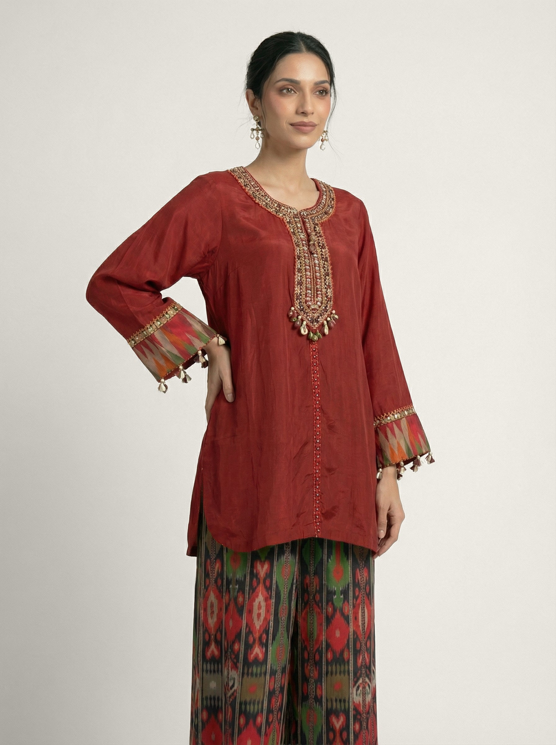 Seraya Co-ord Set - Red