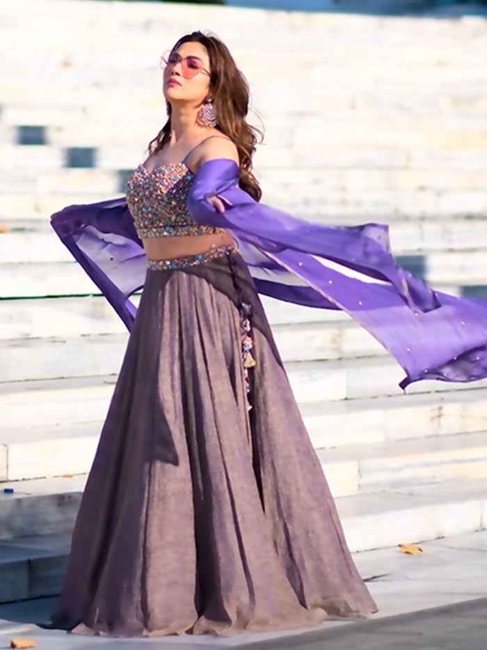 Neeraja Lehenga Set - Green
