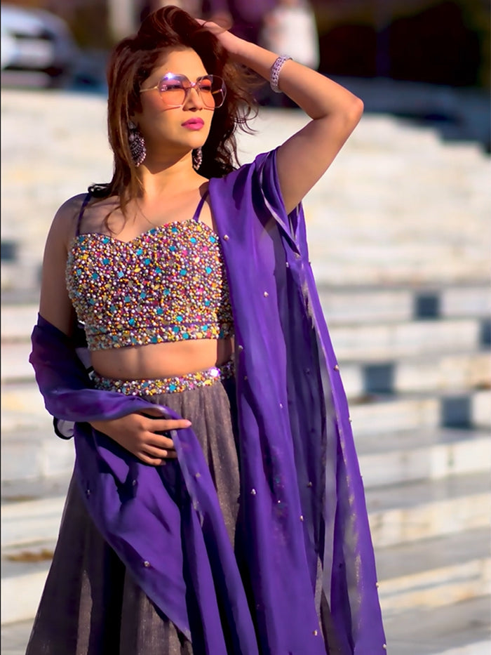 Neeraja Lehenga Set - Green