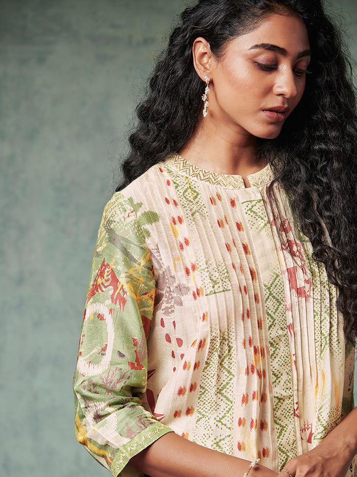 Khom White Gold Top
