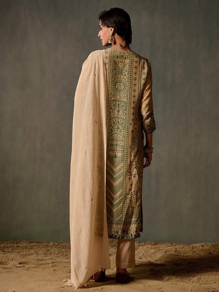 Ruhi Kurta - Beige