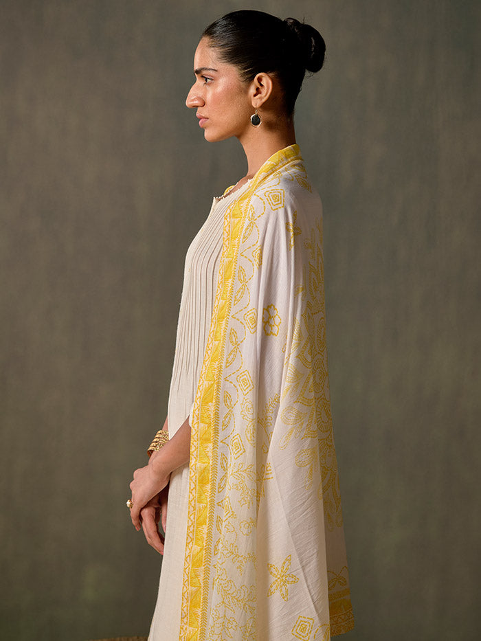 Rozana Dupatta - Yellow