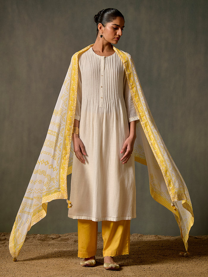 Rozana Dupatta - Yellow