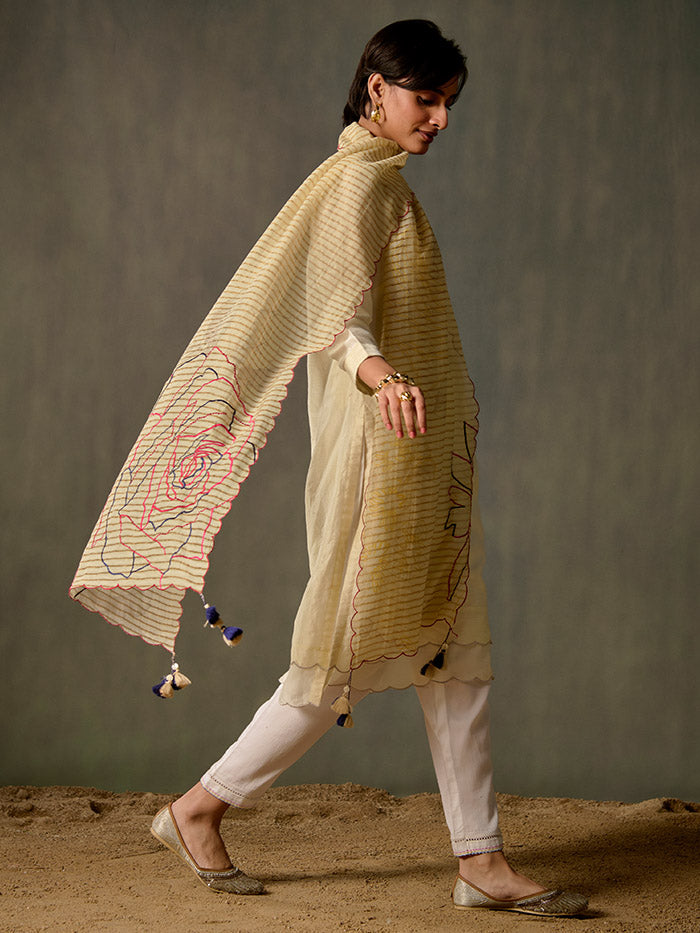 Kiran Kurta - Ivory