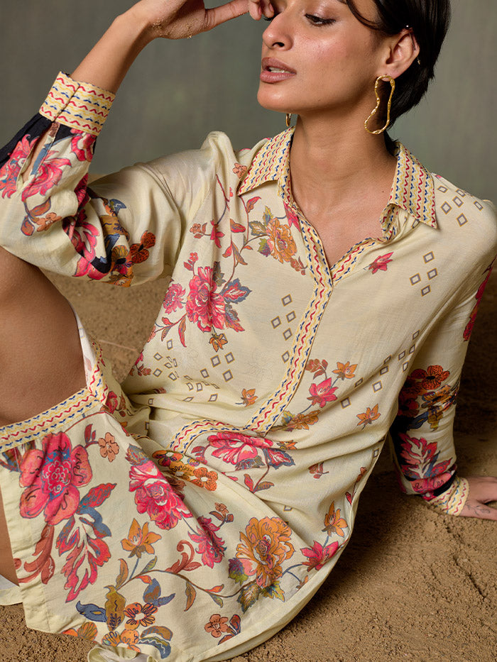 Phool Tunic - Off-white